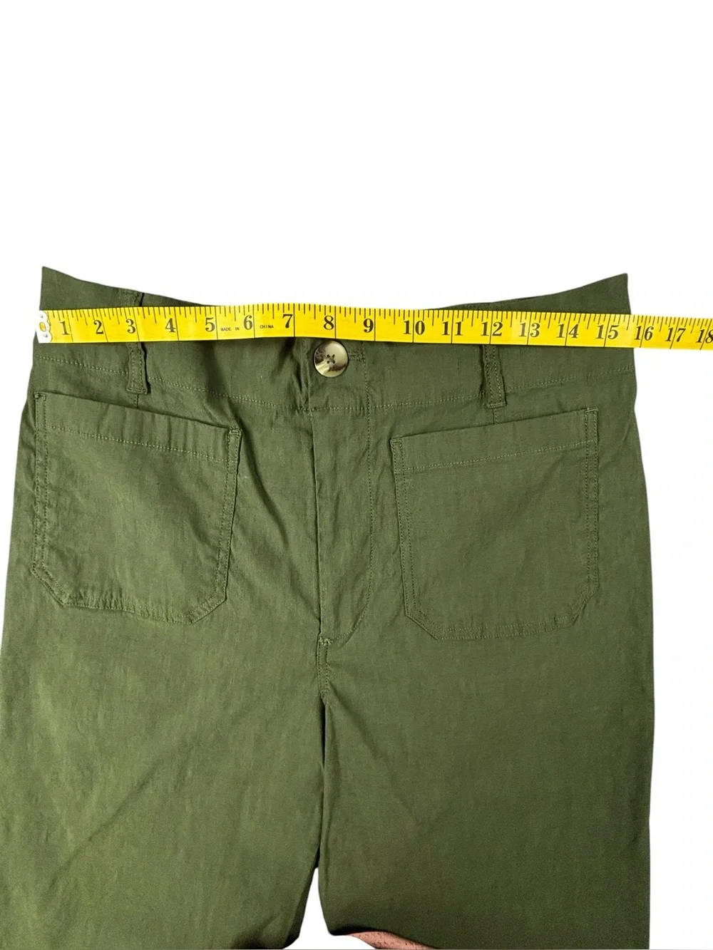 Maeve | The Collette | Linen Crop Wide Leg Pants | Size 30 - Picture 7 of 9